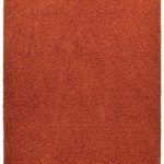 RugStylesOnline, Shaggy Collection Shag Area Rugs, 6’7″x9’6″ – Burnt Orange