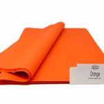 Orange – 120 Sheets 15” x 20″ Wrapping Tissue Paper Made in United States | Colors of Rainbow