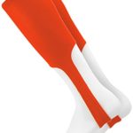 TCK Sports Solid Color 9″ Baseball Softball Stirrups (Orange, Medium)