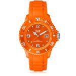 Ice-Watch Women’s Quartz Plastic and Silicone Casual Watch, Color:Orange (Model: SI.OE.U.S.09