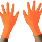 Seeksmile Adult Lycra Spandex Gloves Many Colors Available (Free Size, orange)