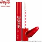 THE FACE SHOP & Coca-Cola COLLABORATION: LIMITED EDITION LIP TINT, REFRESHING COKE-LIKE GLOSS, MOISTURIZING LIP STAIN, COLOR RD 02, ALWAYS ORANGE (3.1 g / 1.1 oz)