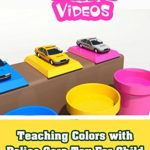 Teaching Colors with Police Cars Toy For Child