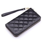 Ladies Leather Wristlet Wallet Clutch, Cell Phone Wallet Purse Iphone 7 Plus 6S Galaxy S7 Note 5