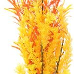 SPORN Aquarium Decoration, Hornwort Plant Orange/Red 15″