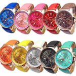 Weicam Wholesale Watches 10 Pack Fashion Ladies Women PU Leather Assorted Wrist Watch Set Roman Numerals Analog Quartz for Men Unisex Girls