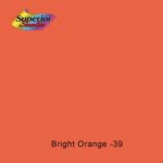 Superior Seamless Photography Background Paper, Photo Backdrop Paper 107-Inches Wide by 36-Feet #39 Bright Orange(113039)