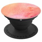Coral Red Orange Pink Watercolor Pop Up Cell Phone Holder – PopSockets Grip and Stand for Phones and Tablets