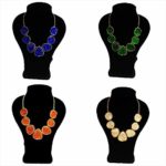 Clockwork Baby Drusy Stone Statement Necklace Bib Druzy Necklace Chunky Necklace for Women