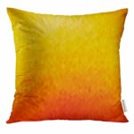 VANMI Throw Pillow Cover Yellow Modern Abstract Orange Color Geometric Triangle Shapes Colorful Bright Clean Decorative Pillow Case Home Decor Square 18×18 Inches Pillowcase