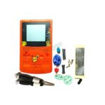 New Limited Version Pikachu Logo Clear Orange Color Repari Housing Shell Cover Case Fit For GBC GameBoy Color Buttons W/ Limited Screen Lens (Transprent orange p3)