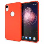 NALIA Case Compatible with iPhone XR, Ultra-Thin Luminous Neon Back-Cover Silicone Protector Rubber Soft Skin, Flexible Protective Shockproof Slim-Fit Gel Bumper Smart-Phone Back-Case, Color:Orange