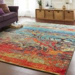 The Curated Nomad Vallejo Eroded Color Area Rug Set (5′ x 8′)