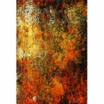Laeacco Retro Grunge Scratched Wall Background 6.5x10ft Vinyl Orange Color Tone Dirty Wall Photography Backdrops Personal Creative Portraits Shoot Artistic Photo Studio Props