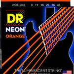 DR Strings NOE-9/46 Nickel Coated Electric Guitar Strings, Custom