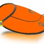 FUNTONE COLORS Dog Safety Reflective Vest Hunting Waterproof Orange Vest for Best Visibility at Day and Night with Claps, Connectors Comfortable Adjustable Size, Orange Color (Orange, XXL)
