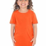 Kavio! Toddlers Crew Neck Short Sleeve Tee (Same TJP0494) Varsity Orange 4T
