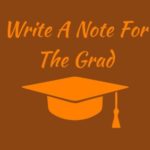 Write A Note For The Grad: Brown / Orange Spirit Colors Graduation Guest Book For Party. Graduate Advice or Autograph Book Unlined. (Tassel Zone School Colors)