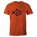 Goldfish AU Cool Retro Periodic Symbol Boys Top – T-Shirt, Orange, Print Color-Black, 7-8 Size