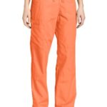 WonderWink Women’s Scrubs  Cargo Pant, Orange Sherbet, Medium/Petite