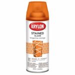 Krylon K09034000 Stained Glass Aerosol Paint, 11.5 Ounces, Tangerine Orange