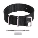 Ritche Premium NATO Strap 18mm 20mm 22mm Nylon Replacement Watch Band for Men Women