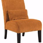 Ashley Furniture Signature Design – Annora Accent Chair – Curved back – Vintage Casual – Burnt Orange