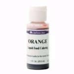 Orange Liquid Food Color by LorAnn Flavor Oils