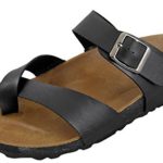 Cambridge Select Women’s Crisscross Thong Toe Ring Slip-On Slide Sandal