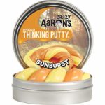 Crazy Aaron’s Thinking Putty, 3.2 Ounce, Hypercolor Sunburst