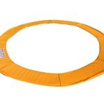 Exacme Trampoline Replacement Safety Pad Frame Spring Orange Color Round Cover 12-16 FT Pad (12ft)