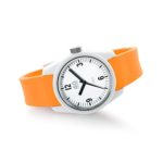 40Nine Women’s ‘Basic’ Quartz Plastic and Silicone Casual Watch, Color:Orange (Model: 40N2.2.3L)