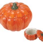 Orange Pumpkin Collectible Vegetable Ceramic Soup Bowl