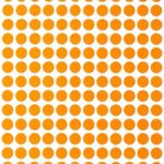 Color Labels ~ ¼” inch 8mm 5/16 Dot Stickers Neon Orange – 900 Pack by Royal Green