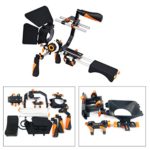 YaeCCC Video Camera Shoulder Rig Support Matte Box Follow Focus Compatible with Compatible All DSLR Cameras Camcorders (Color Orange)
