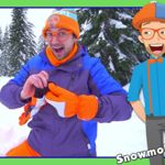 Snowmobile in the Snow with Blippi – Winter Outfit for Kids