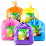 Holi Powder by Chameleon Colors – 5 lb of 5 Colors (25 lbs). Pure, Authentic Fun – Color Races, 5k, Festival. Blue, Pink, Orange, Yellow, Purple.