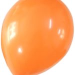 Homeford Premium Latex Balloons Plain Color, 12-Inch, Orange, 12-Pack
