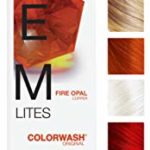 Celeb Luxury Gem Lites Colorwash: Fire Opal Copper, Color Depositing Shampoo, 10 Traditional Colors, Stops Fade in 1 Quick Wash, Cleanse + Color, Sulfate-Free, Cruelty-Free, 100% Vegan