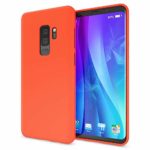 NALIA Case Compatible with Samsung Galaxy S9 Plus, Phone Cover Ultra-Thin Neon Silicone Back Protector Rubber Soft Skin, Protective Shockproof Slim Gel Bumper Smartphone Back-Case, Color:Orange