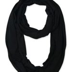 corciova Light Weight Infinity Scarf with Solid Colors