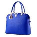 JHVYF Women Claissic Top Handle Handbag Crossbody Casual Purse Satchel Tote Sapphire