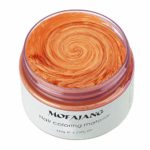 NYKKOLA MOFAJANG Unisex Hair Wax Color Dye Styling Cream Mud, Natural Hairstyle Pomade, Washable Temporary,Party Cosplay (Orange)