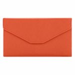 Women’s Long Wallet Card Package,YuhooSUN?? Solid Color Simple Stylish Hasp Clutch Purse Formal Bag Card Package Phone Orange