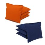 Free Donkey Sports ACA Regulation Cornhole Bags (Set of 8) (Orange and Navy) 25+ Colors to Choose from.