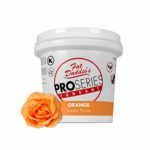 Fat Daddio’s FNDT-ORG-008 Rolled Fondant, 8 oz, Orange