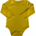 YellowvBuzz Babyware Unisex Vivid Color, Long Sleeve Onesie (12m)
