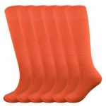 Fitliva Knee High Long Sports Socks Unisex Multicolor 2/3/4/6/9/12 Pairs