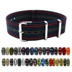 HNS Watch Bands – Choice of Color & Width (18mm,20mm, 22mm,24mm) – Ballistic Nylon RAF MATO Straps