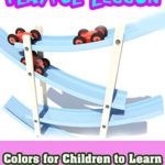 Colors for Children to Learn with Wooden Toy Cars